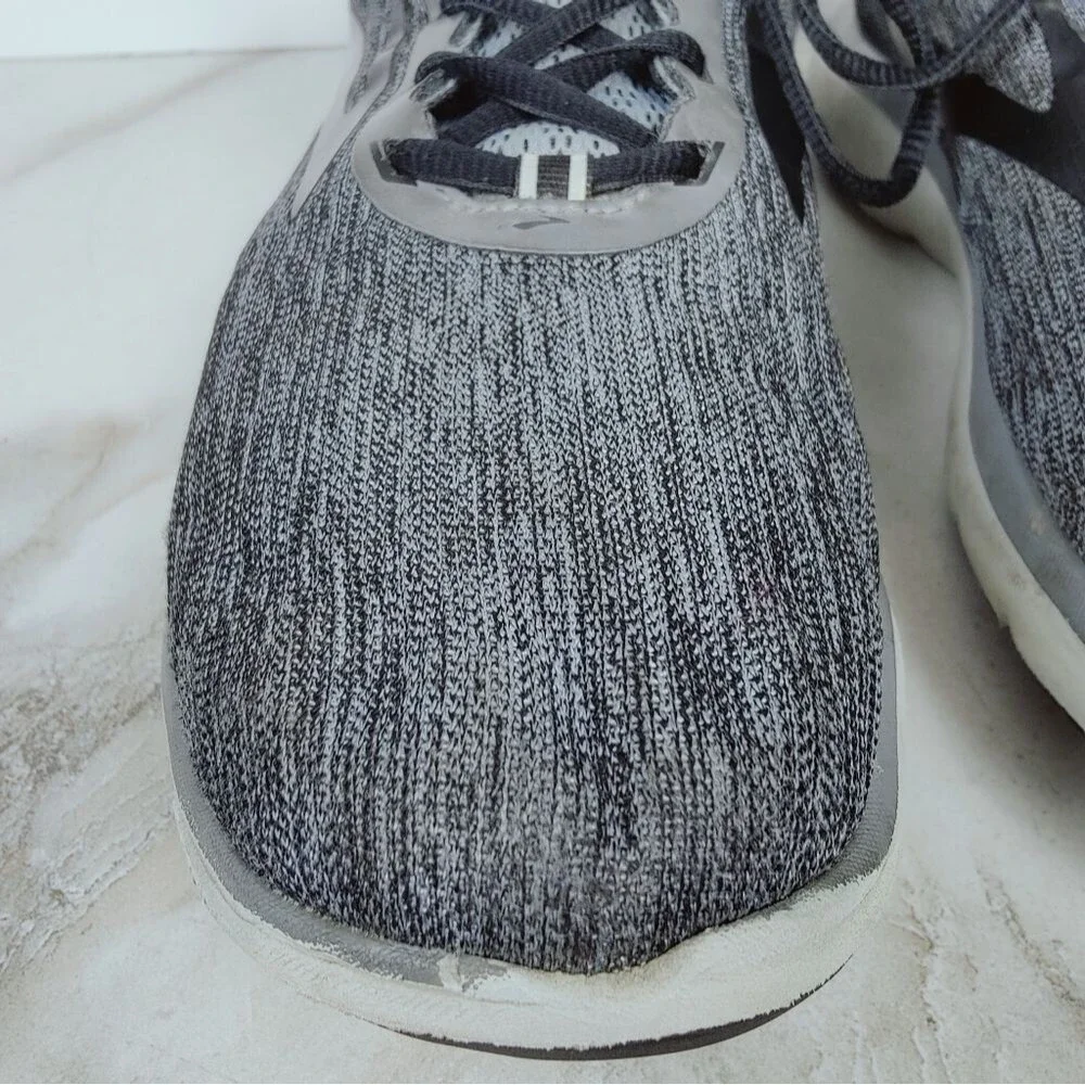 Brooks Men's PureFlow 7 Grey Black Running Shoes Athletic Sneakers, Sz 10.5